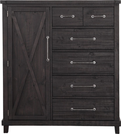 Yosemite - Solid Wood Gentleman's Chest - Cafe