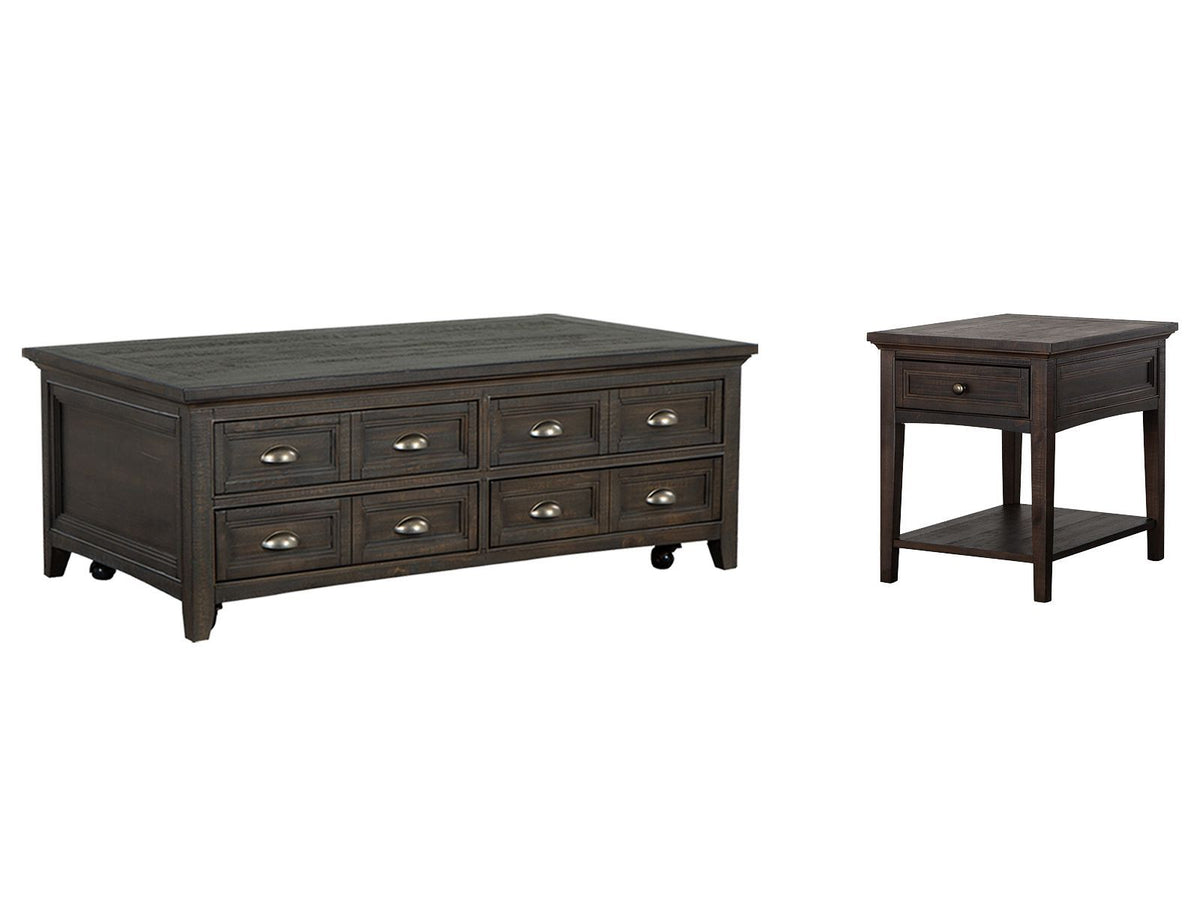 Westley Falls - Lift Top Storage Cocktail Table Set