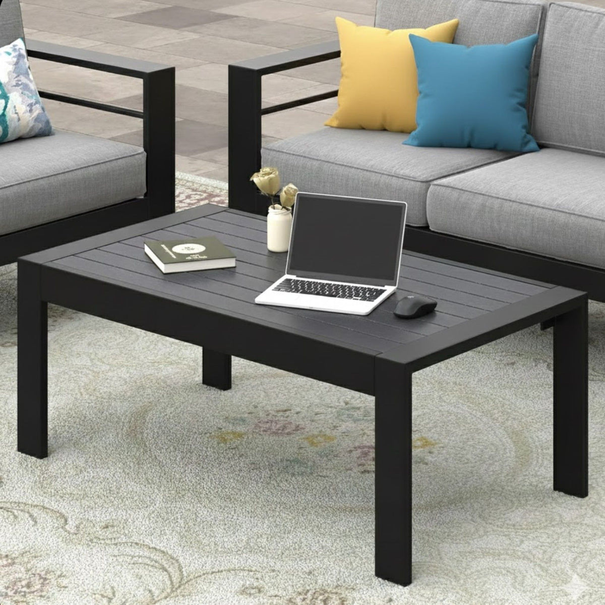 Modern Rectangle Outdoor Coffee Table