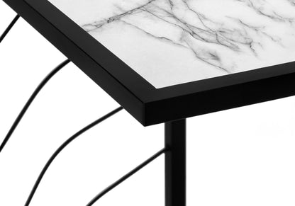 Accent Table, C - Shaped, Contemporary & Modern Convenient Design