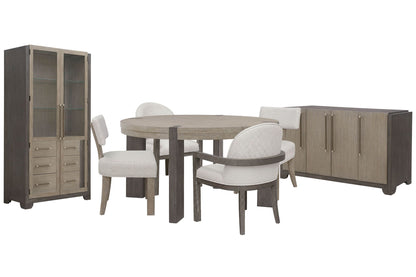 Anderson Park - Round Dining Table Set With Klismos Chairs