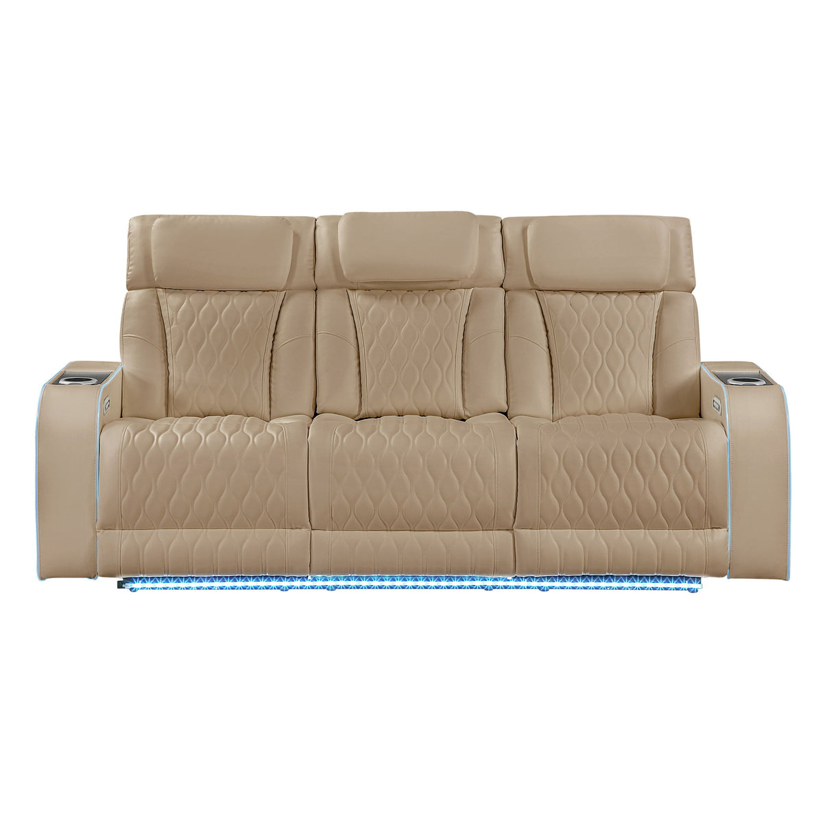 Electra - Power Reclining Set With Power Headrests, Massage And LED Lighting