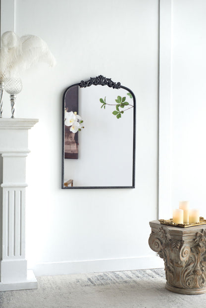 Arch Mirror, Baroque Inspired Wall Decor For Bathroom, Bedroom, Living Room