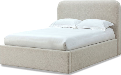 Virgil Off-White - Upholstered Platform Bed (2026)