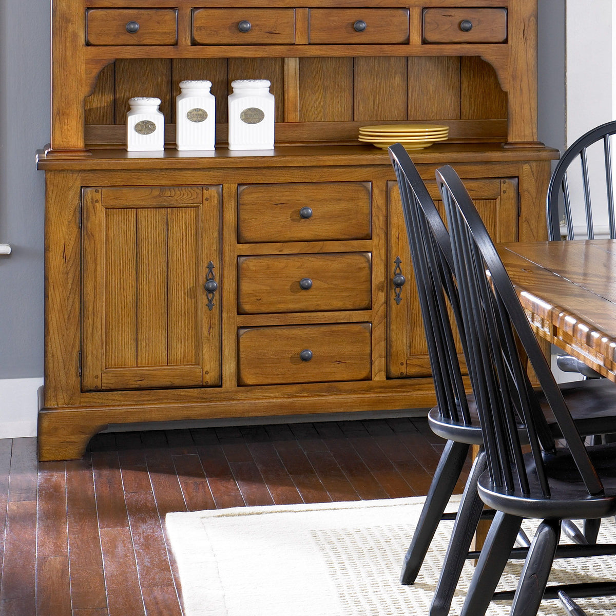 Treasures - Buffet - Rustic Oak