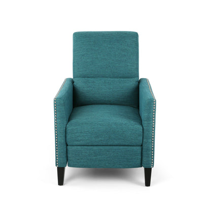 Kiersten - Contemporary Fabric Pushback Recliner