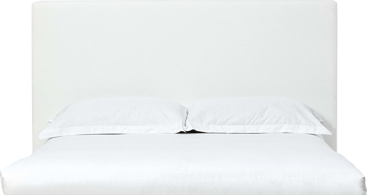 One - Queen Upholstered Modern Headboard - Pearl