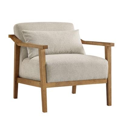Reagan - Arm Accent Chair With Lumbar Pillow
