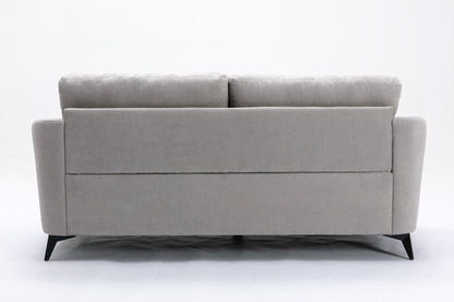 Callie - Living Room Sofa, Loveseat (Set of 2) - Light Gray