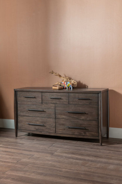 Koko - Seven Drawer Acacia Wood Dresser - Minx