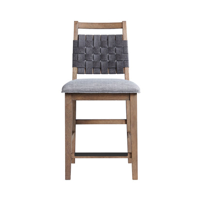 Oslo - Woven Stool - Weathered Chestnut