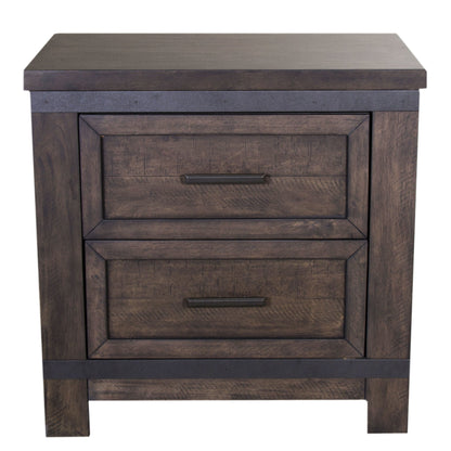 Thornwood Hills - Nightstand - Rock Beaten Brown