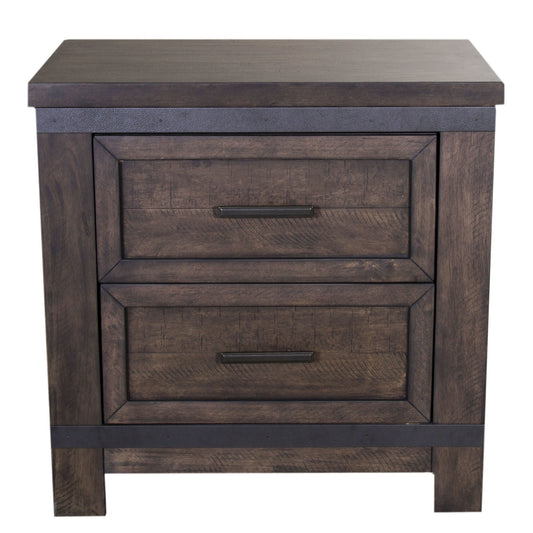 Thornwood Hills - Nightstand - Rock Beaten Brown