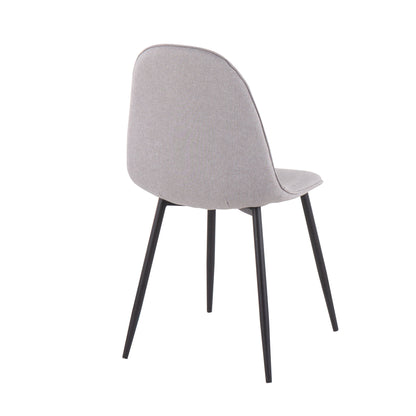 Pebble - Contemporary Chair (Set of 2) - Gray