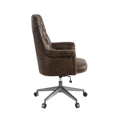 Dasan - Swivel Office Chair - Dark Brown