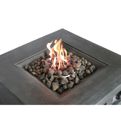 Fibre Reinforced Propane / Natural Gas Fire Pit Table - Charcoal