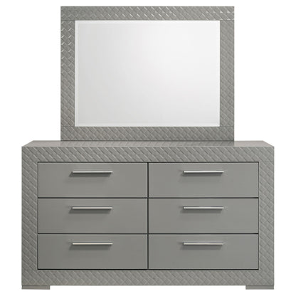 Pierce - 6 Drawer Dresser And Mirror