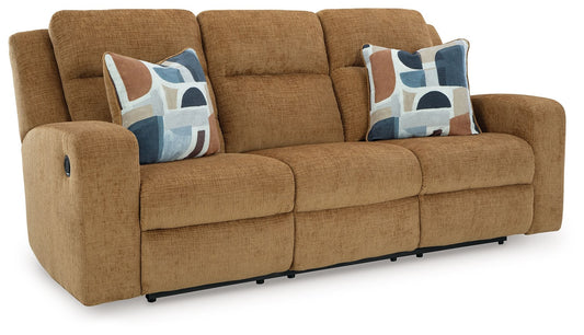 Kanlow - Reclining Sofa - Honey