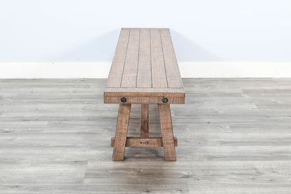 Wood Dining Bench - Desert Rock