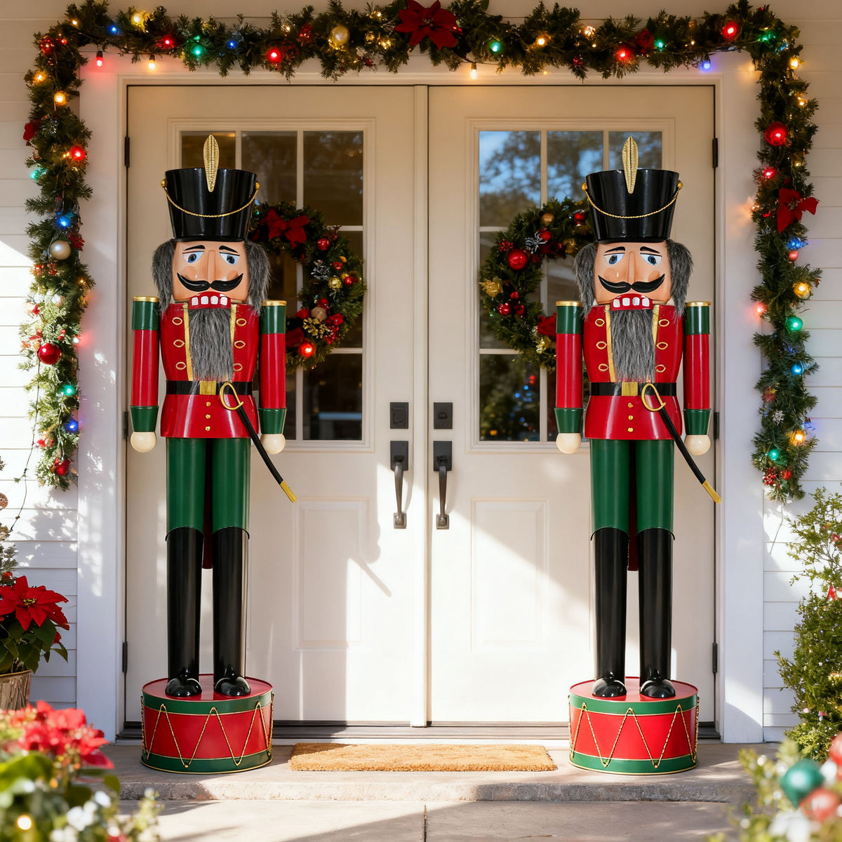 Classic Nutcracker Holiday Decor - Green / Red