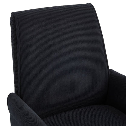 Ergonomic Mid-Back Office Chair With Gold Base