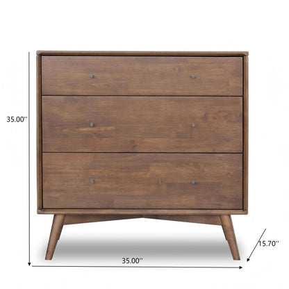 Caroline - Dresser 3 Drawer - Brown / Wood