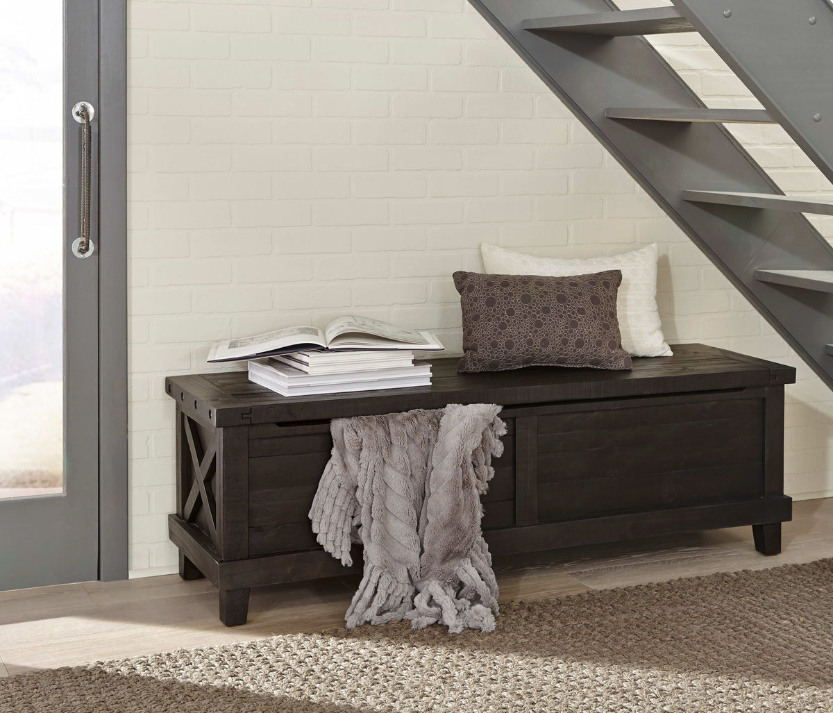 Yosemite - Solid Wood Blanket Box - Cafe