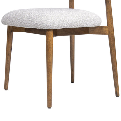Locke - Modern Upholstered Dining Chair With Frame - Gray