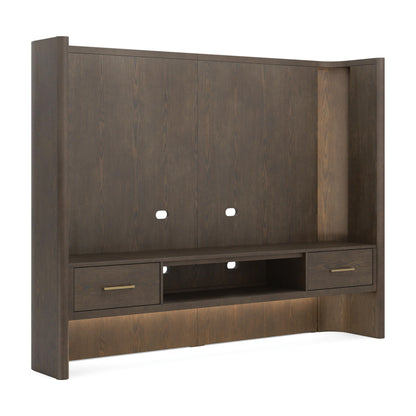 Darimore - TV Wall Console - Burnished Brown