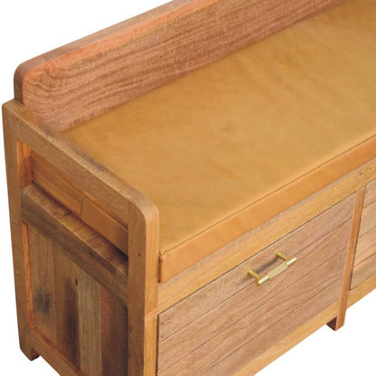 Oxford - 2 Drawer Storage Bench - Beige