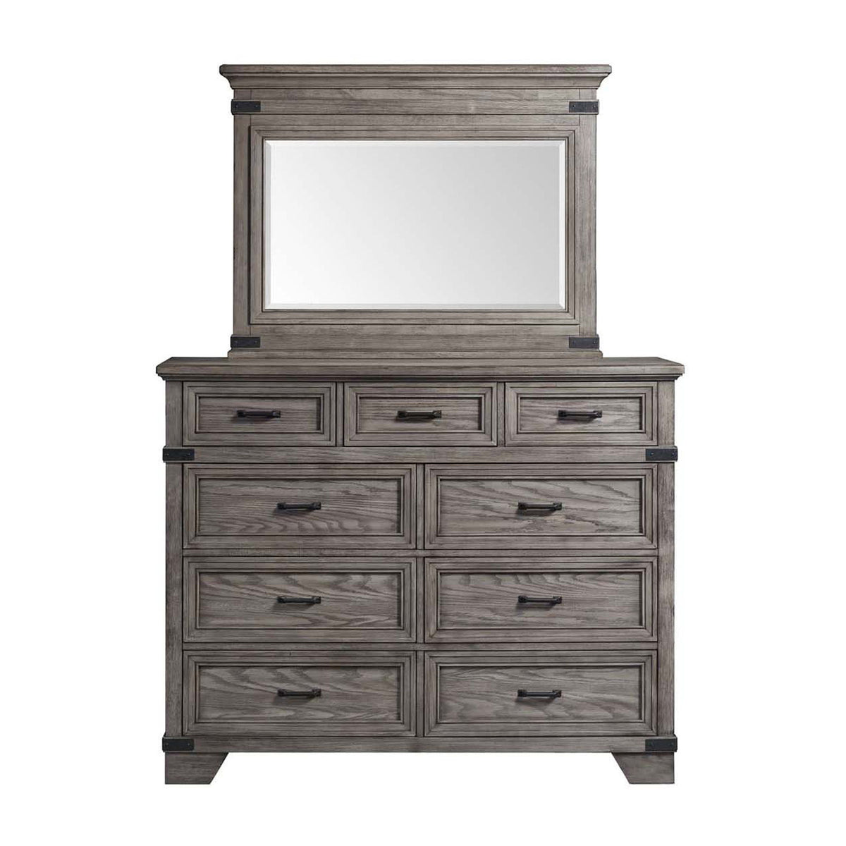 Forge - Tall Dresser - Brushed Steel