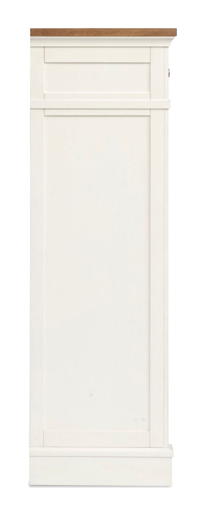 Kingston - Drawer Chest - Whisper White And Cerused Nutmeg