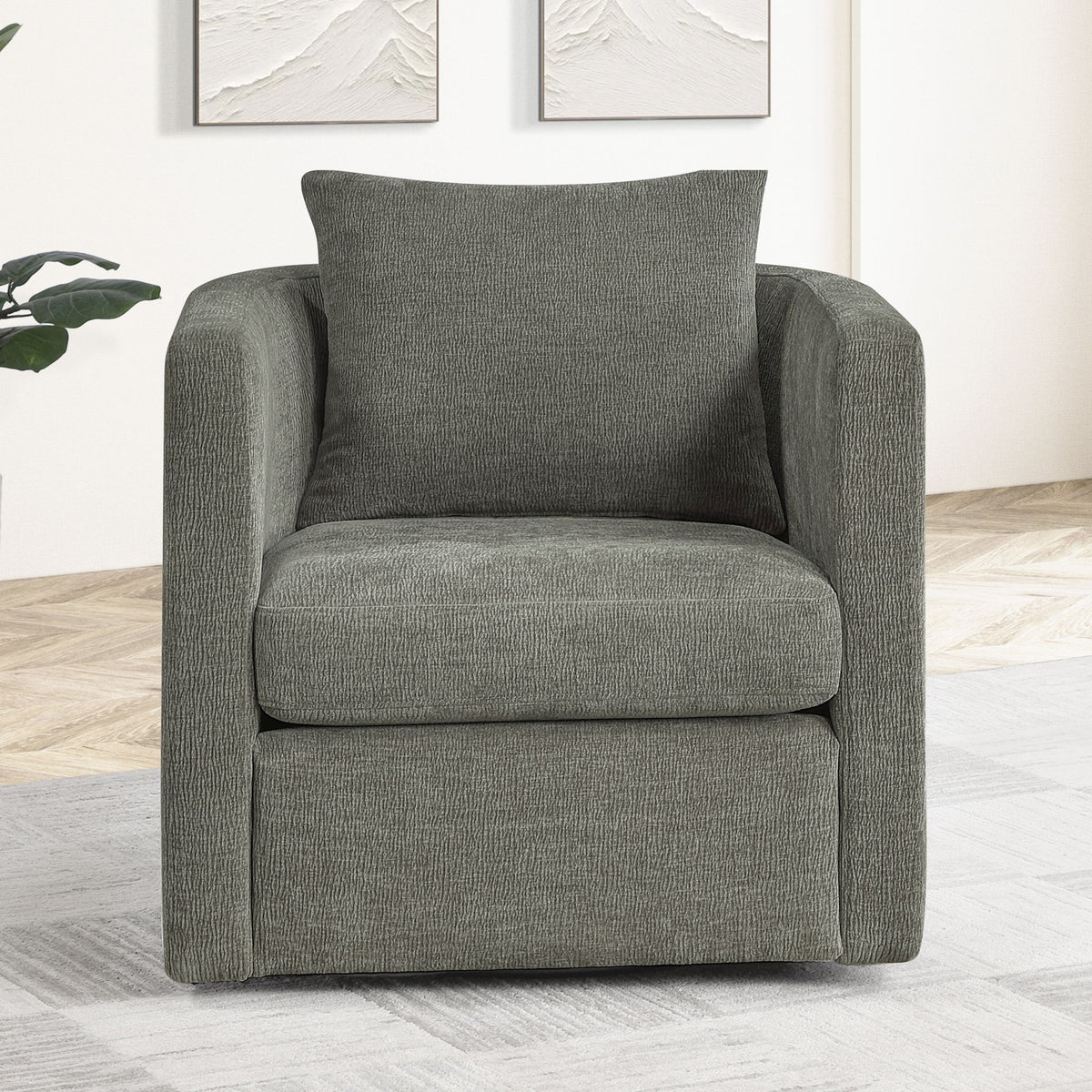 Sutton - Swivel Barrel Chair