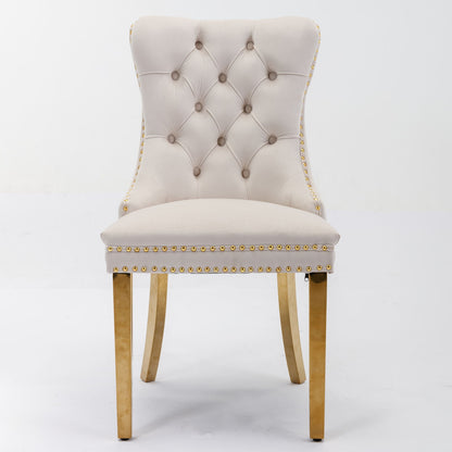 Nikki - Modern, High-End Tufted Dining Chair (Set of 2)