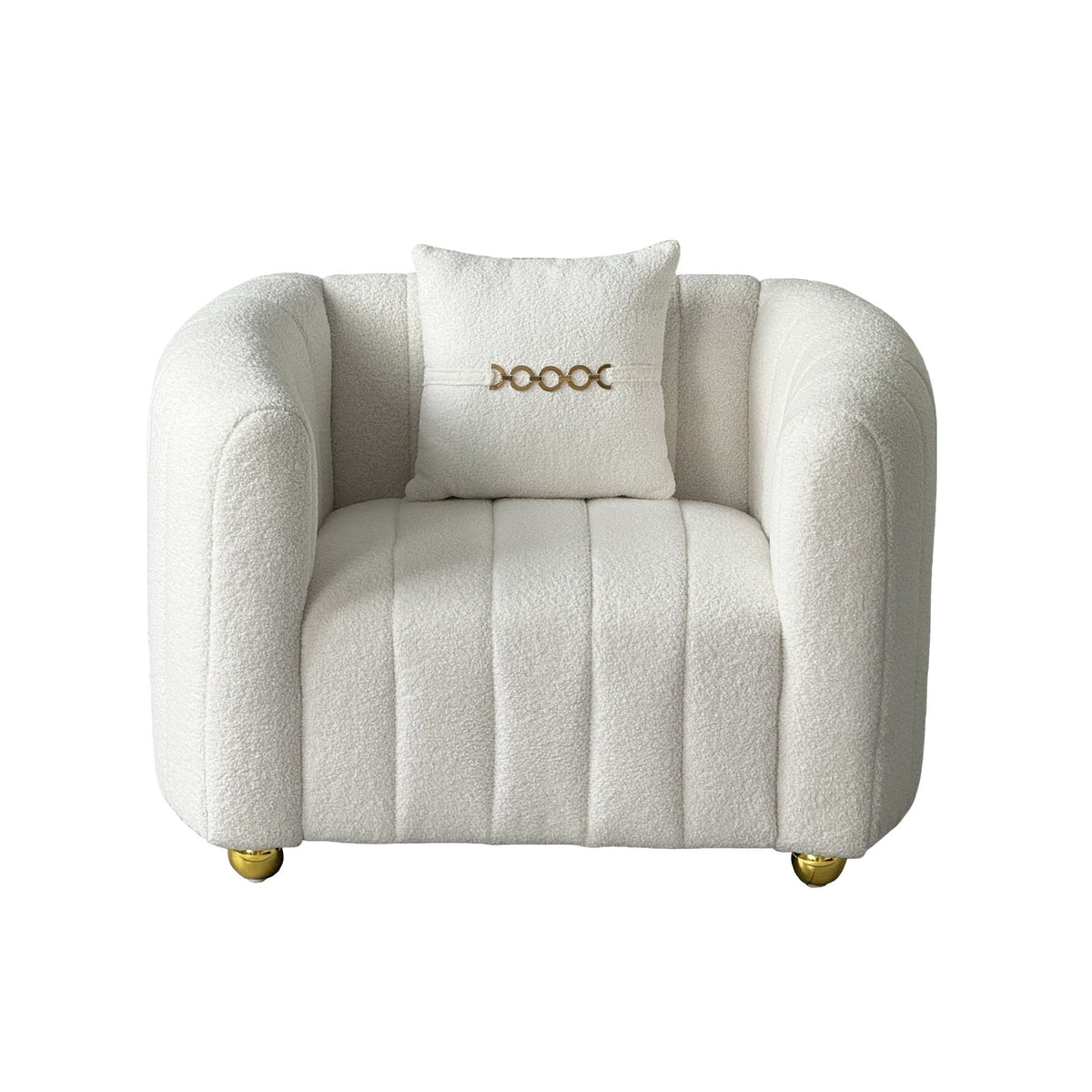 Single Sofa With High Resilience Foam