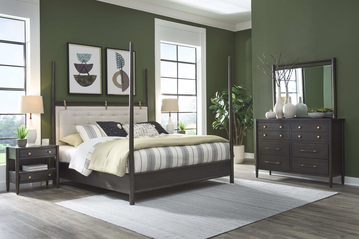 Rockport - Eight Drawer Oak Wood Dresser - Yin