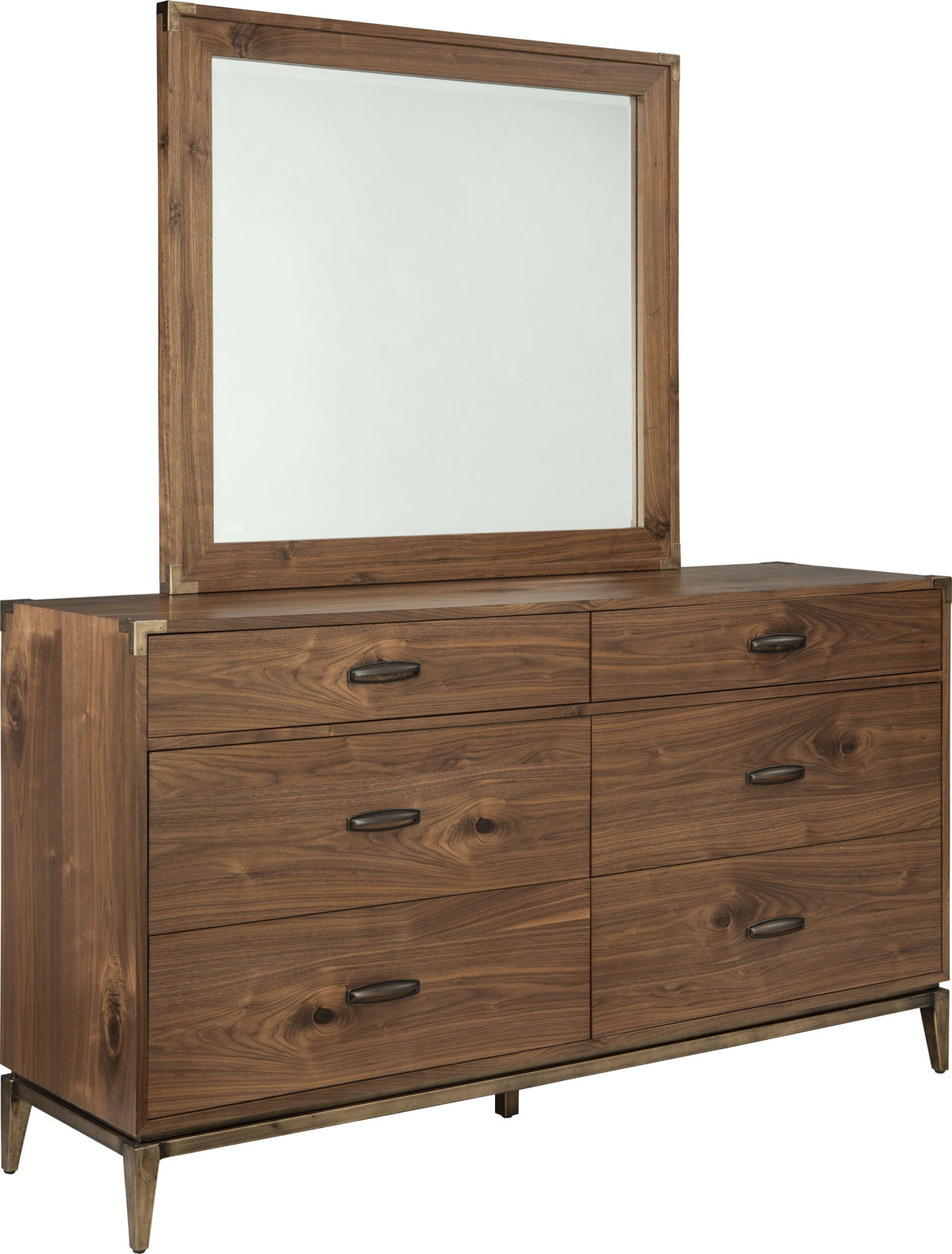 Adler - Six Drawer Dresser - Natural Walnut (2024)