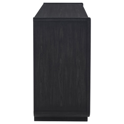 Bangor - 2 Drawer Dining Sideboard Server - Black