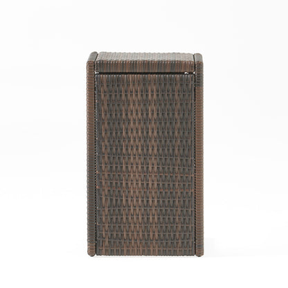 Bucharest - End Table C Shaped Side Table Rattan - Brown