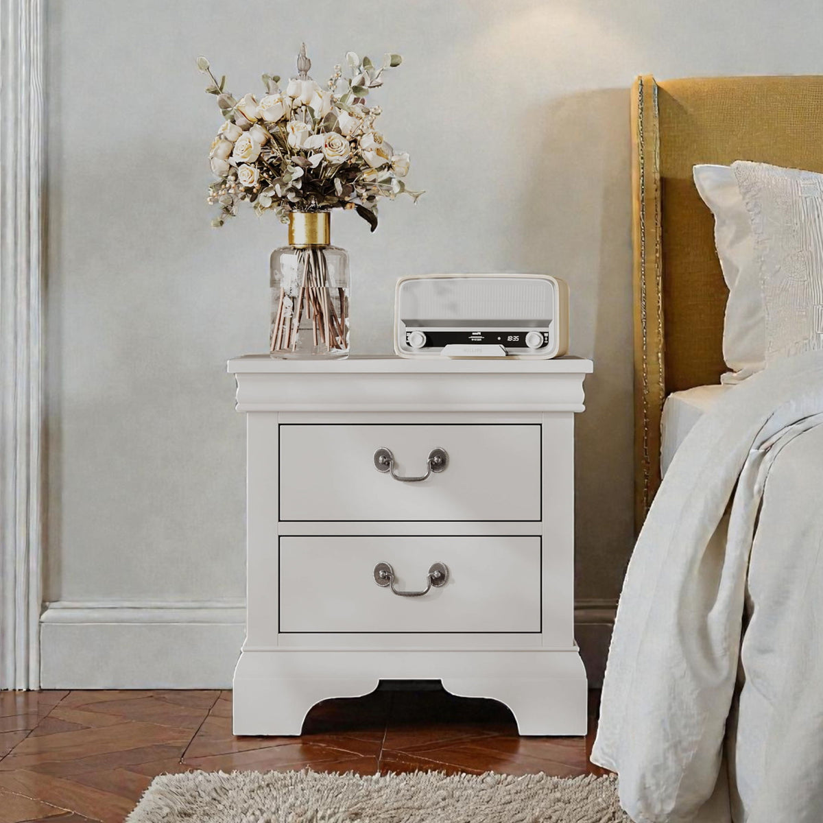 Nightstand With 2 Drawers