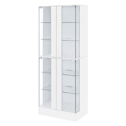 Gilbert - 4 Door LED Curio Display Cabinet