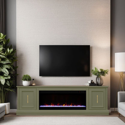 Jordan - Fireplace TV Stand
