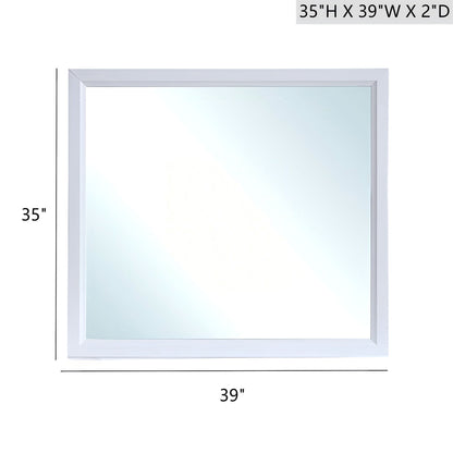 Glasgow - Mirror With Minimalist Design And Low Distortion Glass