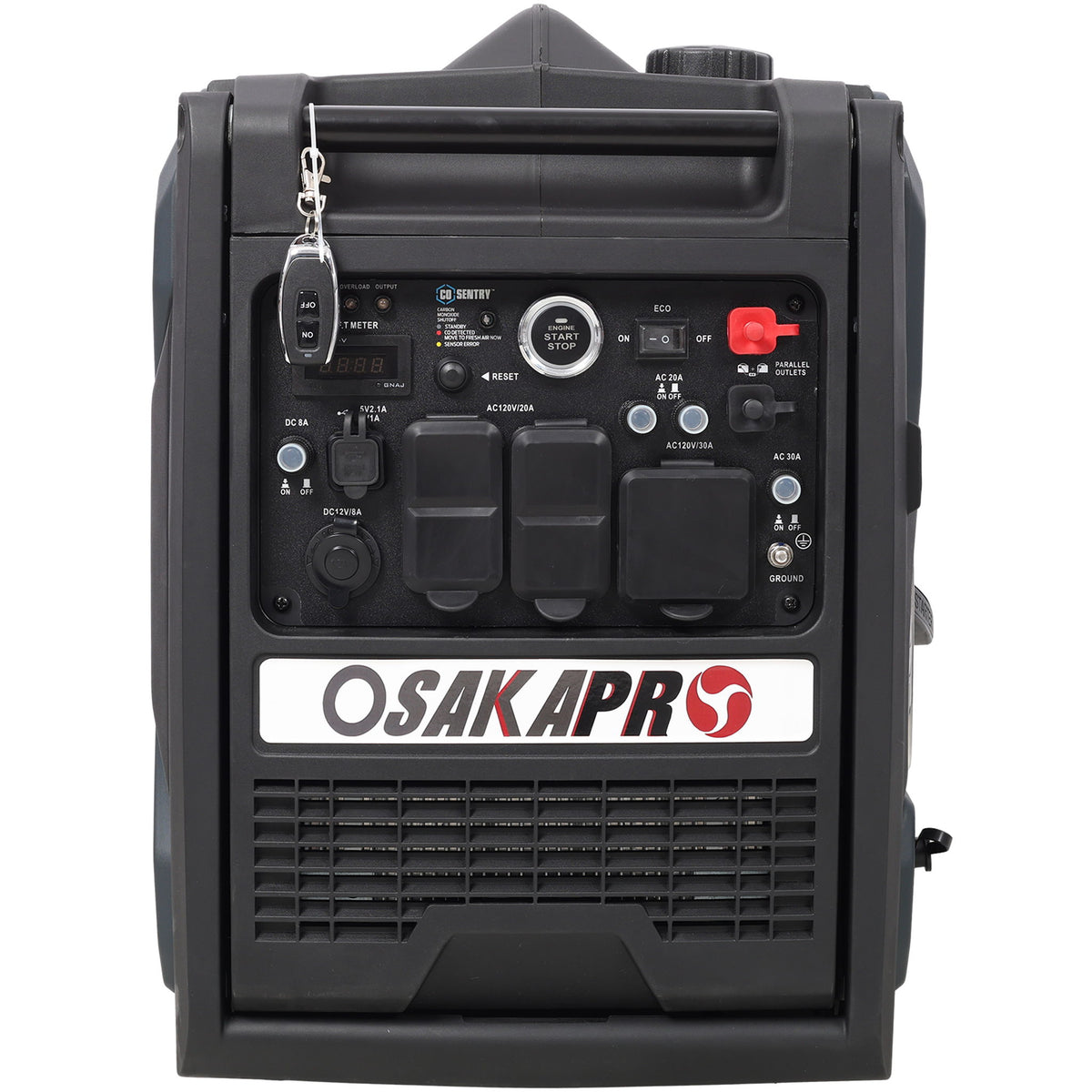 Super Quiet Inverter Generator 5.5Kw Portable Dual Fuel Electric & Remote Start Aluminium