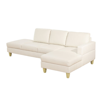 L - Shaped Sectional Sofa With Chaise & Ottoman