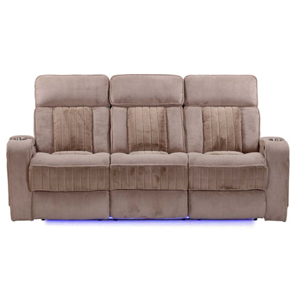 Equinox - Power Reclining Sofa, Loveseat And Recliner - Mushroom