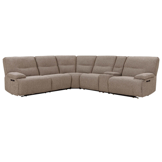Lucius - 6 Piece Modular Zero Gravity Power Reclining Sectional - Gellar Earth