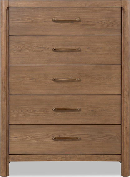 Morris - 5 Drawer Chest - Claystone