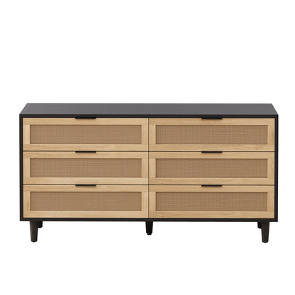 6 Drawer Storage Modern Cabinet For Bedroom