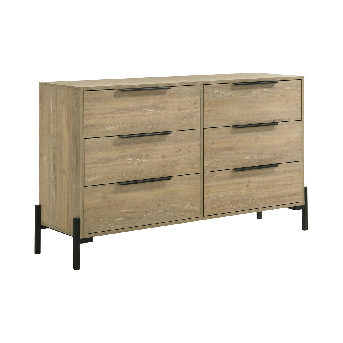 Newhall - Dresser - Vintage Oak Melamine